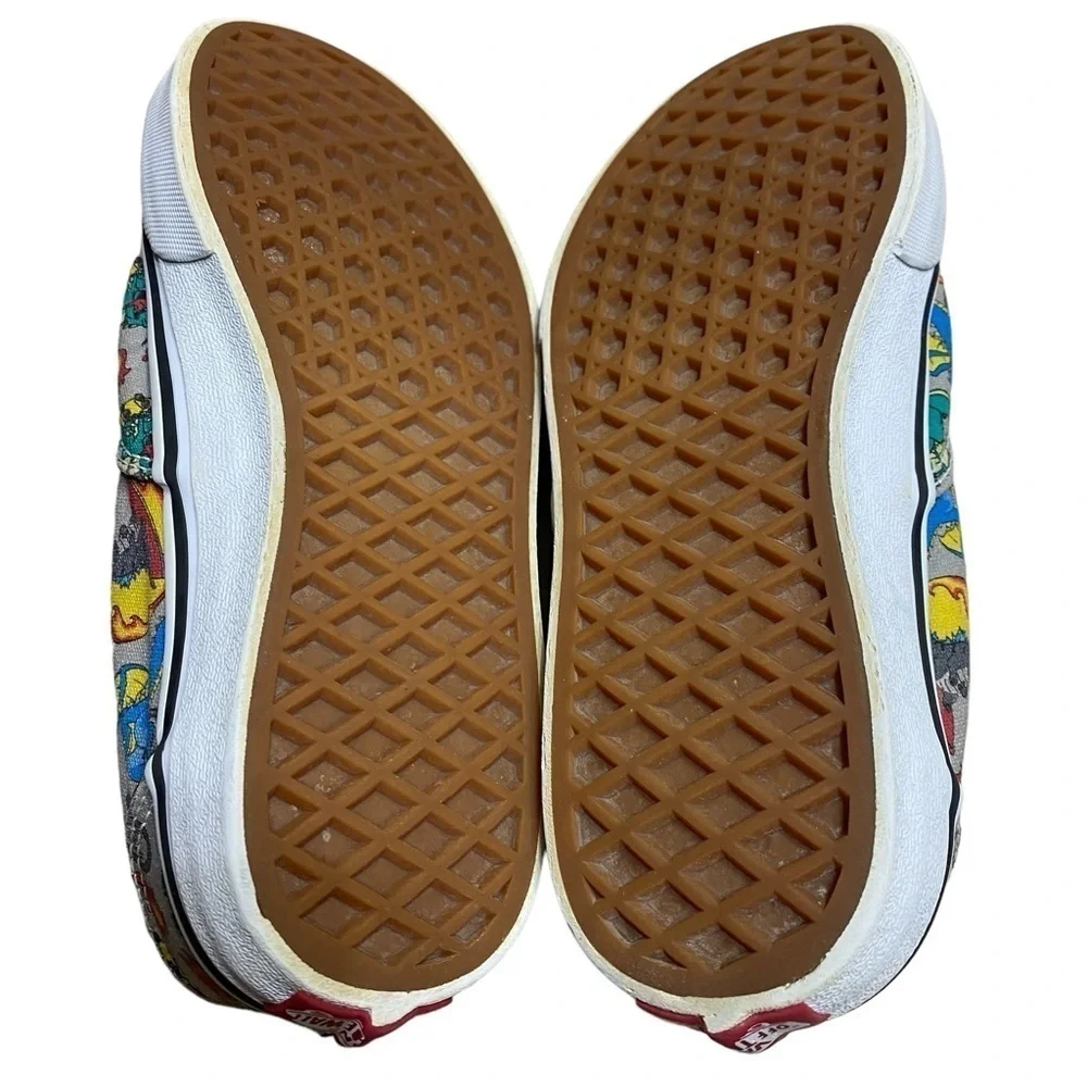 Vans Doheny Dragon Dinosaur Skater Sneaker Shoe Size 4